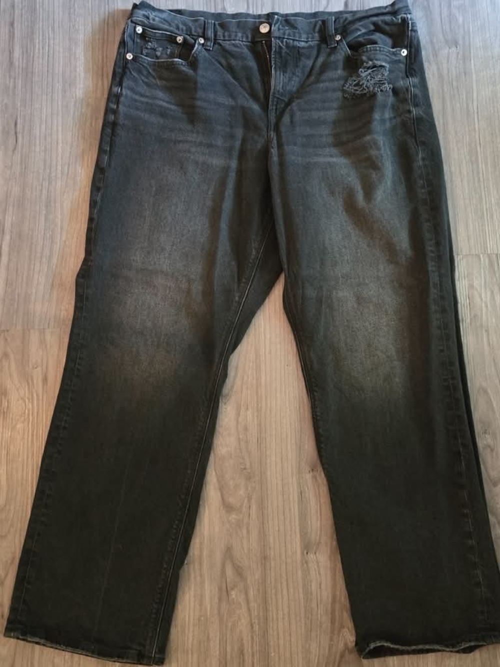American Eagle Black Relaxed Fit Jeans